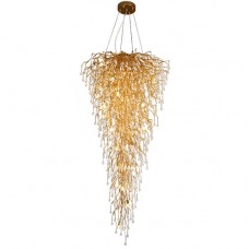 Φωτιστικό Κρεμαστό 22xG9 230V Χρυσαφί με Κρύσταλλα 955JOAN22